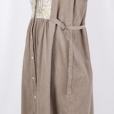 画像33: sosotto　細コール×LIBERTY ビブヨーク ワンピース　2色 (33)