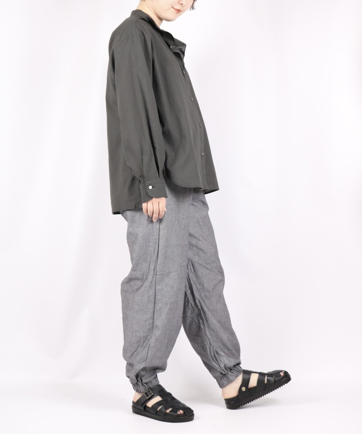 画像14: LUEUF　ヨークフリルシャツ　2色 (14)