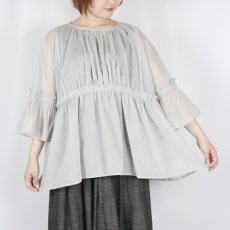 画像15: 【6月17日12:00までの期間限定販売】Nina Niina swing gather pullover 2色 (15)