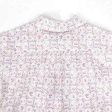 画像29: sosotto LIBERTYタナローン袖折り返し半袖ブラウス (Employee‘s Picnic)2色 (29)
