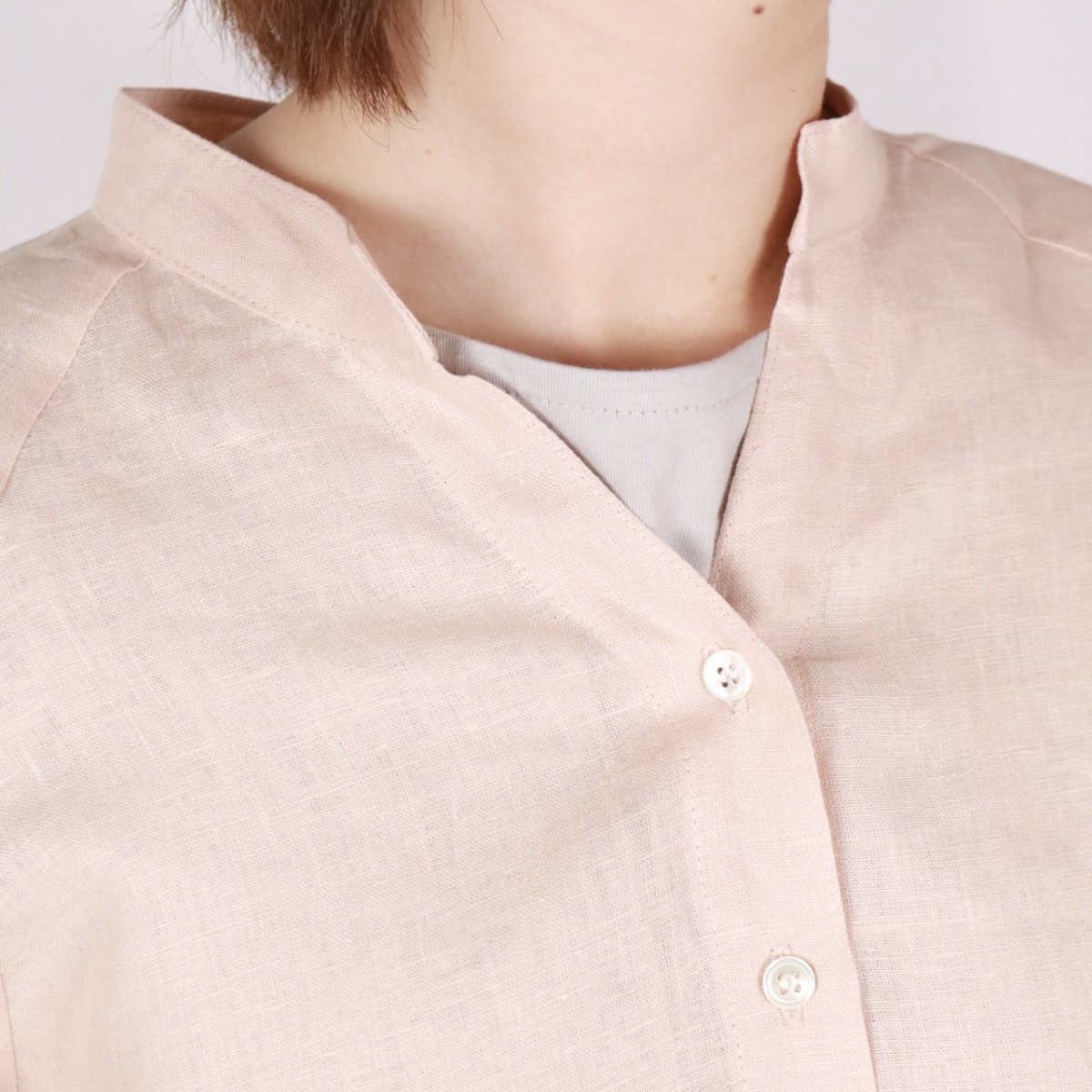 画像28: nachukara リネンポプリン スキッパーブラウス 3色 (28)