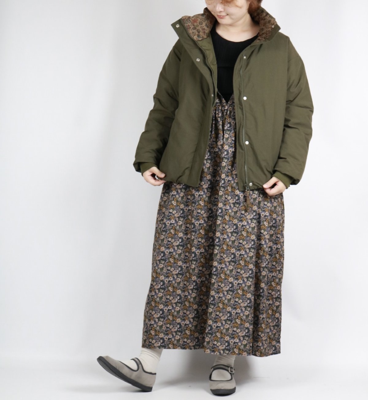 画像15: NARU 30ビエラベタ小花柄キャミワンピース　2色 (15)