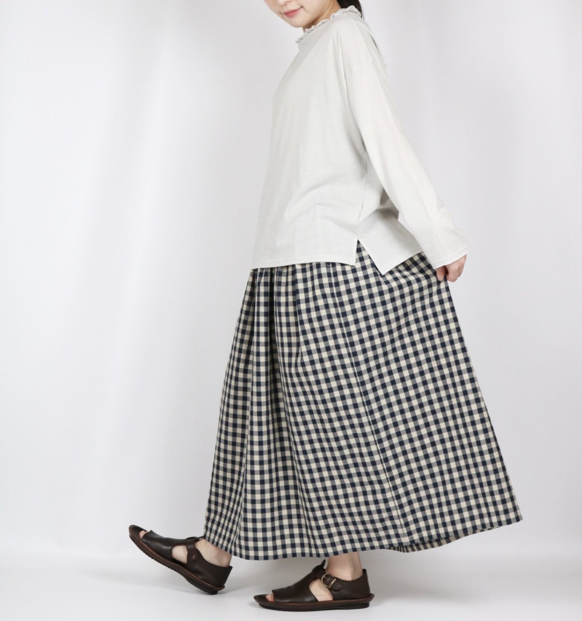 画像12: Gauze#　シンプリー フリルプルオーバー　3色 (12)