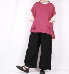 画像2: Gauze#   リネンヴィスコース ヴィヴィアンパンツ  2色 (2)