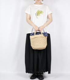 画像36: maison de soil　RAFFIA M BAG (COMBI)　10色 (36)
