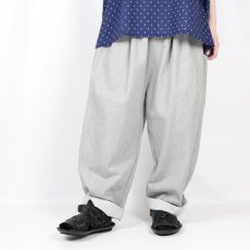 画像1: DIARIES   WIDE TAPERED PANTS   GRAY (1)