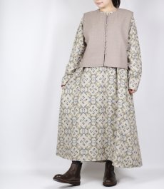 画像10: NARU   20ビエラ起毛バイアス花柄 ワンピース   (10)