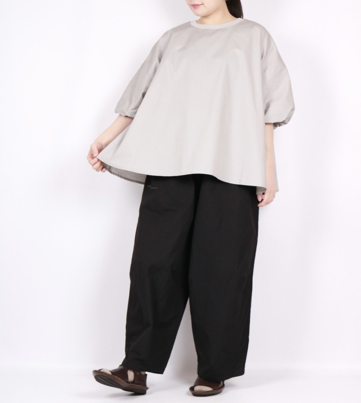 画像11: LABORATORY コットンリネンユーティリティラボパンツ　2色 (11)