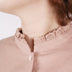 画像11: Vent d’ouest ビエラナチュラルピーチワッシャー長袖ブラウス 3色 (11)