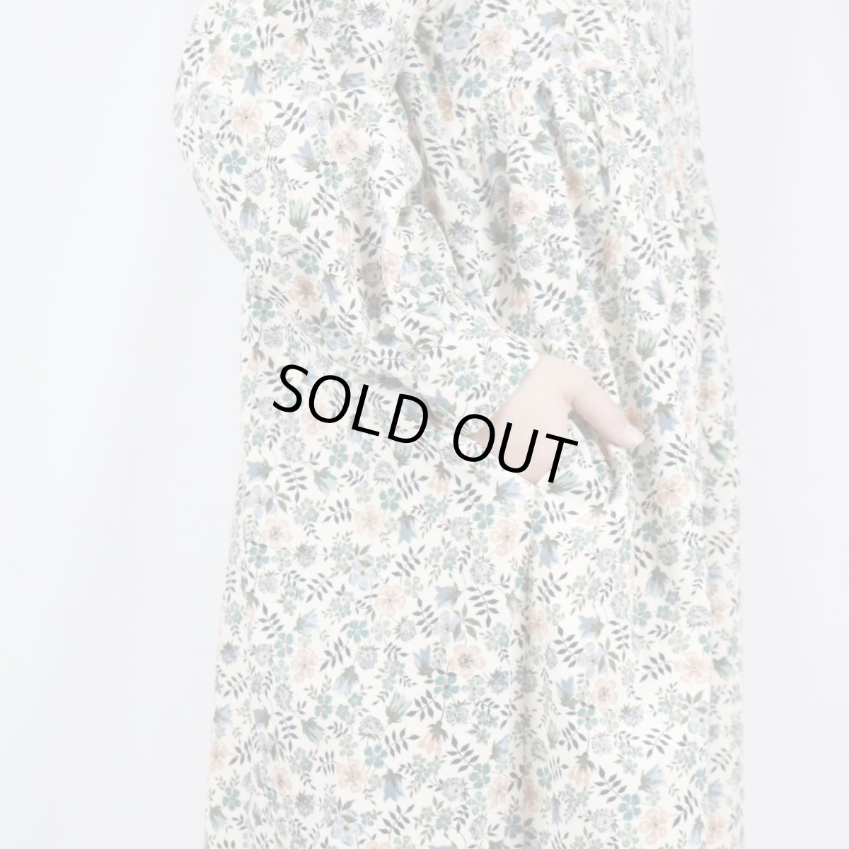 画像22: sosotto LIBERTYコーデュロイヨーク切替ギャザーOP 2色 (22)