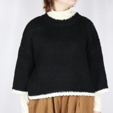 画像12: ROBE de PEAU JOU JOUボトルネックニット　3色 (12)