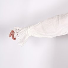 画像20: Gauze# ANTIQUE LACE FRILL 2WAY BLOUSE 2色 (20)
