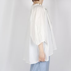 画像26: LUEUF FRILL NECK SHIRT 3色 (26)