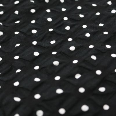 画像1: NARU 80ローンリップルシンプルドット ワイドカラーシャツ 2色