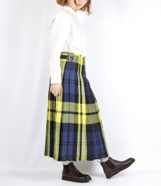 画像26: O'neil of dublin IRISH LINEN LOW WAIST PLEATS WRAP SKIRT LENGTH 80cm (WITH PIN) 2色 (26)