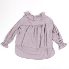 画像29: tumugu ふわふわコットンフリルレイヤードブラウス　LAVENDER (29)