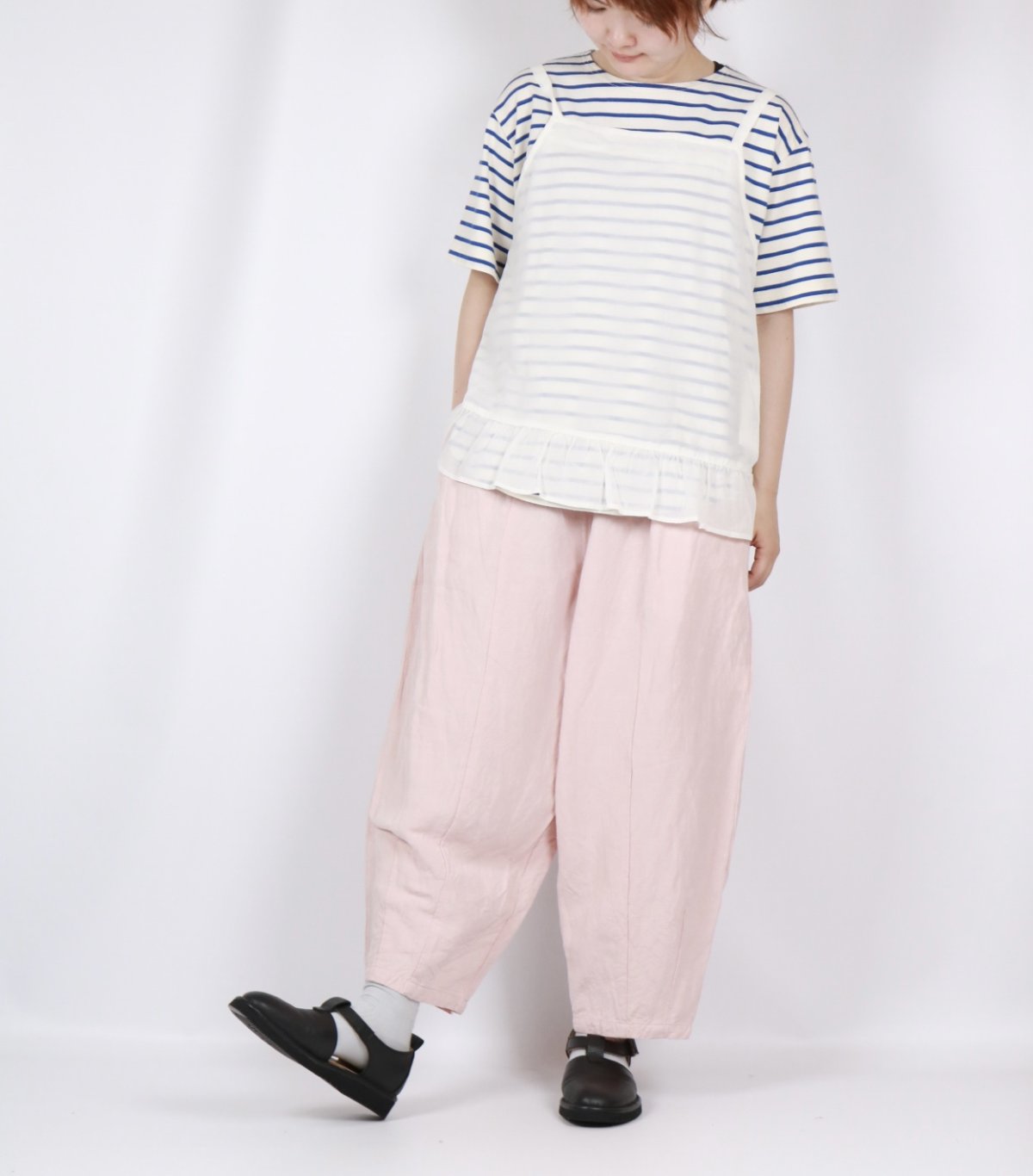 画像2: LABORATORY  ストリングキャミソールベスト　3色 (2)