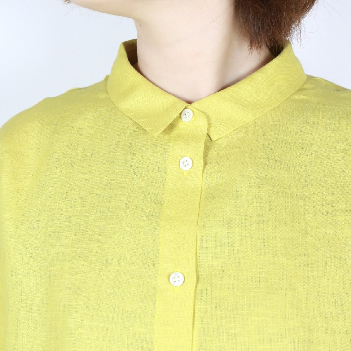 画像23: nachukara リネンポプリンシャツカラーブラウス 3色 (23)