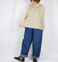 画像16: DIARIES FLOWER BACK GATHER SLEEVELESS 3色 (16)