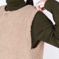 画像17: NARU   もこもこプードルパイル ショートベスト  3色 (17)