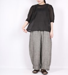 画像27: Gauze＃GATHER SLEEVE MODERNIST BLOUSE 3色 (27)