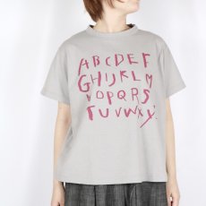 画像34: tumugu:ラフィ天竺 プリントTシャツ(アルファベット) 4色 (34)