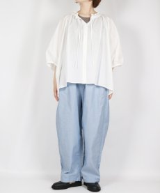 画像29: LUEUF FRILL NECK SHIRT 3色 (29)