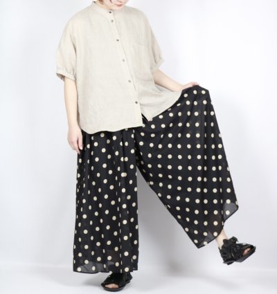 画像3: SOIL  80s COTTON VOILE DOT PRINT CULOTTES　２SIZE