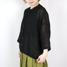 画像30: nachukara ワッシャーボイル裾ゴムシャツ 3色 (30)