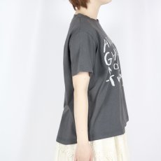 画像13: tumugu:ラフィ天竺 プリントTシャツ(アルファベット) 4色 (13)