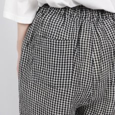 画像11: SOIL  60s LINEN CHECK EASY PANTS   (11)