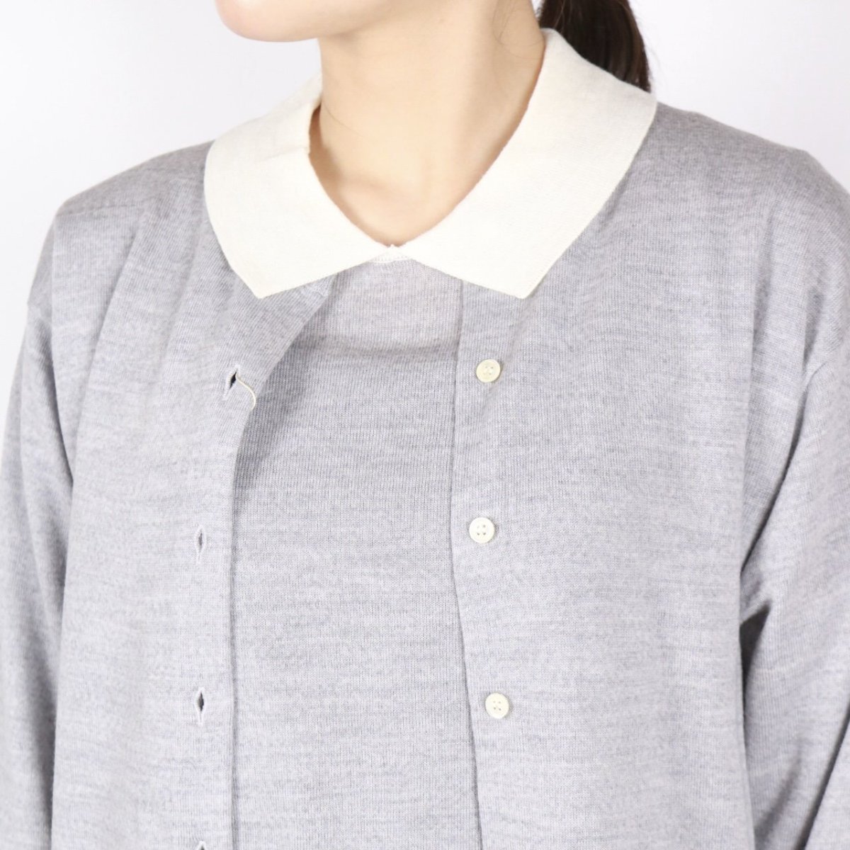 画像15: Vent d'ouest　BIELLA YARN クルーカーディガン 2色 (15)