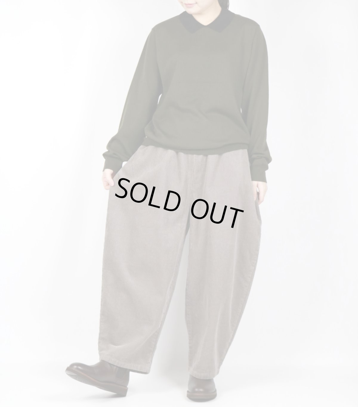 画像8: NARU   8Wコーデュロイエッグパンツ  2色 (8)