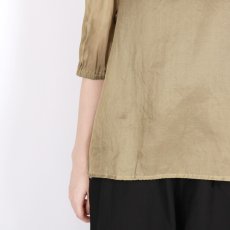 画像11: Gauze＃GATHER SLEEVE MODERNIST BLOUSE 3色 (11)