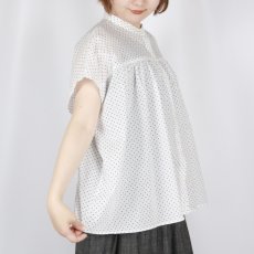 画像15: DIARIES   DOT GATHER BLOUSE  2色 (15)