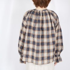 画像5: 【6月17日12:00までの期間限定販売】Nina Niina　check puff blouse　2色  (5)