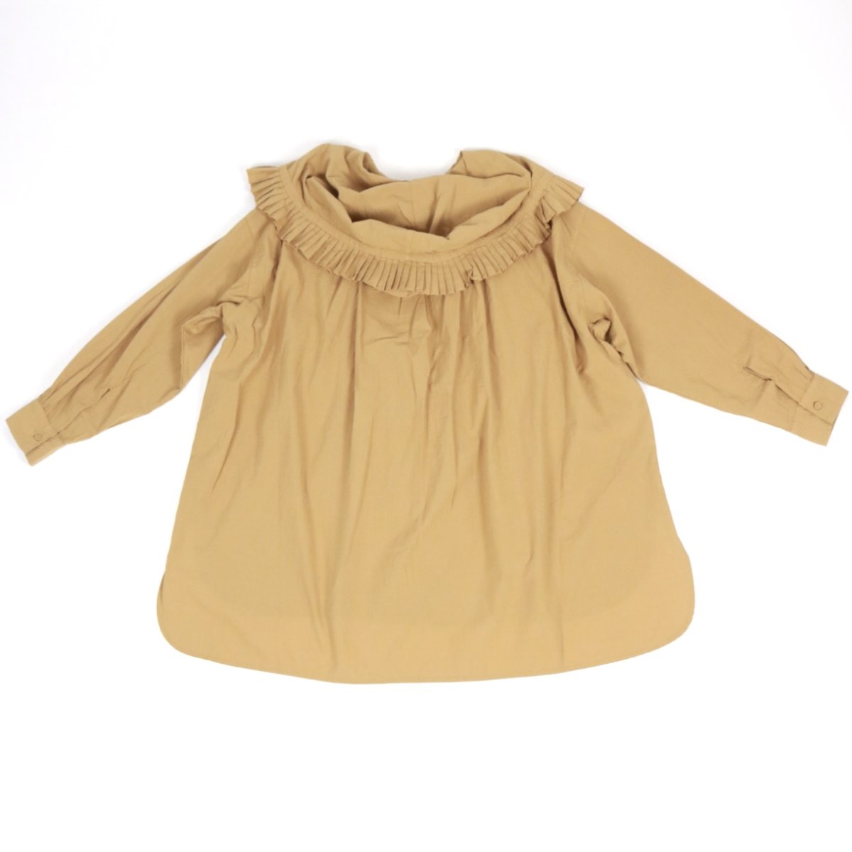 画像31: tumugu: ふわふわコットンフリルフードプルオーバー2色 (31)