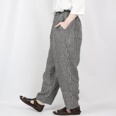 画像3: SOIL  60s LINEN CHECK EASY PANTS   (3)