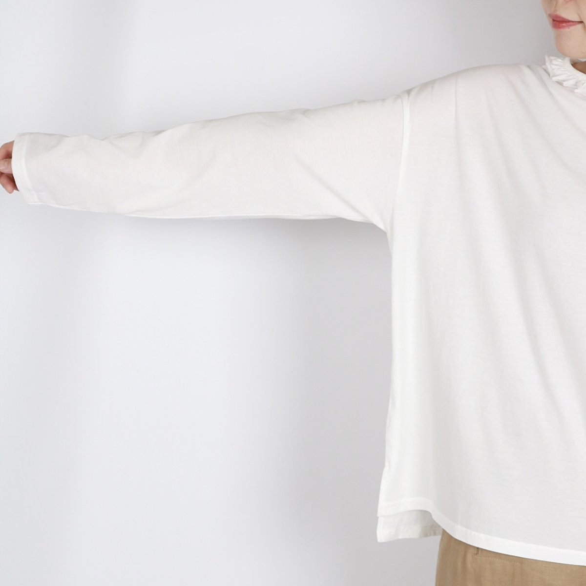 画像15: Gauze#　シンプリー フリルプルオーバー　3色 (15)