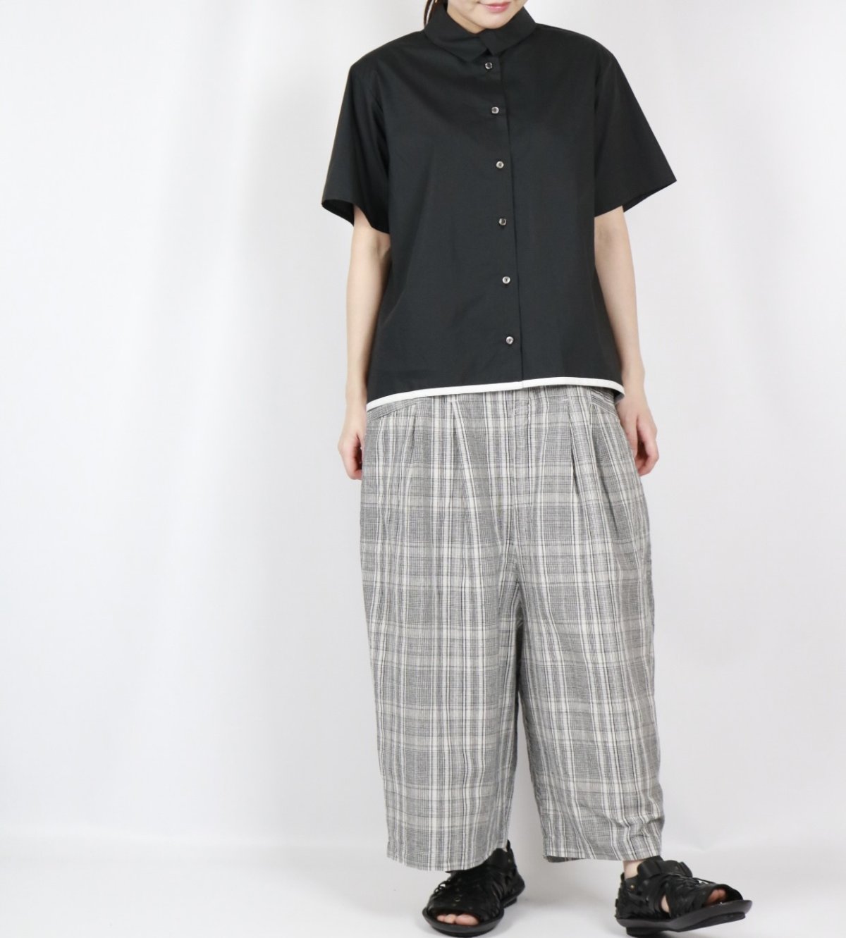 画像7: DIARIES　バイカラーヘムラインシャツ　2色 (7)