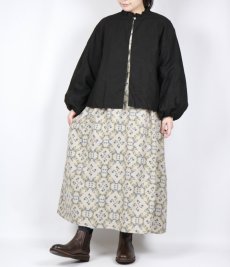 画像2: Gauze# タイニーフリルジャケット  NOIR (2)