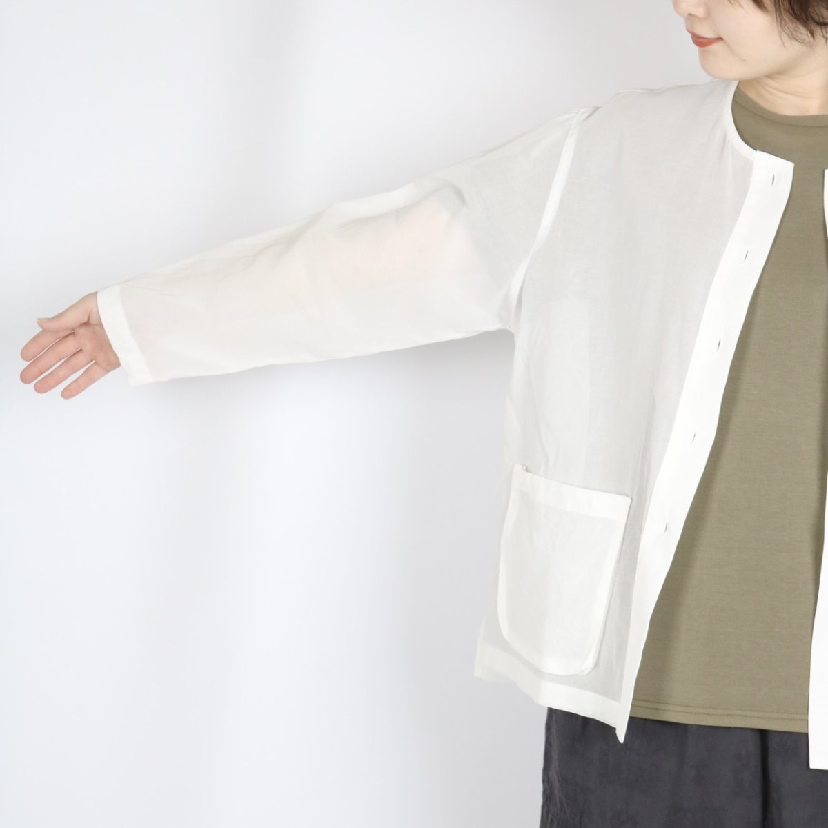 画像39: 20%OFF SALE!  LABORATORY マスキュリンシャツ 3色 (39)