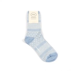 画像8: memeri  コットンリネンジャガードソックス  4色 (8)