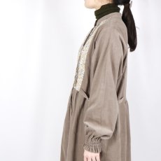 画像27: sosotto　細コール×LIBERTY ビブヨーク ワンピース　2色 (27)