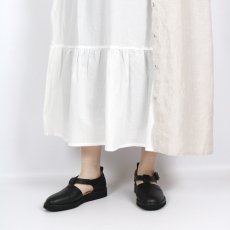 画像12: blue willow   コットン細番手 平織り無地 ペチコートワンピース   2色 (12)