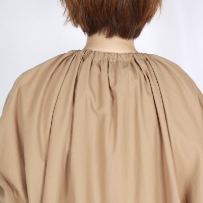 画像1: LUEUF GATHER NECK WIDE BLOUSON 2色
