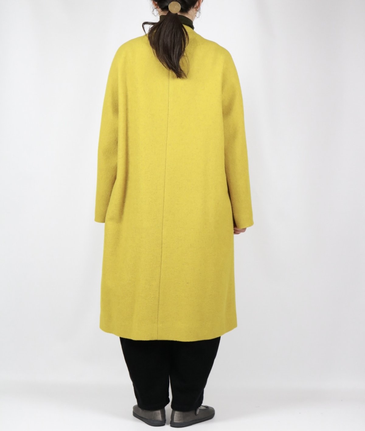 画像3: Vent d'ouest ウールソフト圧縮ノーカラーコート 4色 (3)