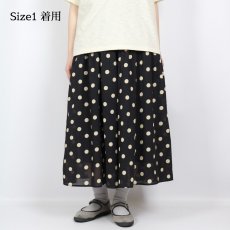 画像2: SOIL  80s COTTON VOILE DOT PRINT CULOTTES　２SIZE (2)