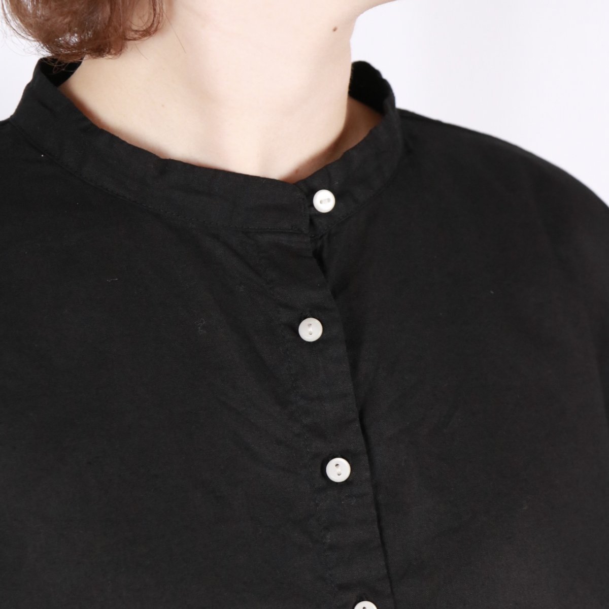 画像22: tukuroi 製品染め 綿麻平織 レイヤードブラウス 2色 (22)