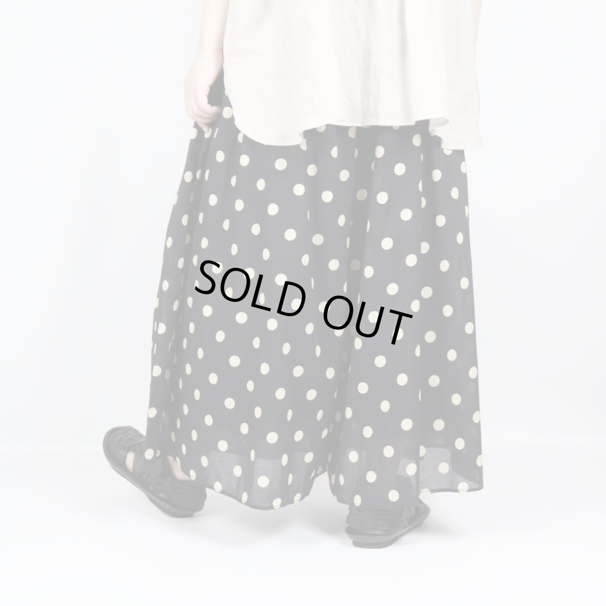 画像14: SOIL  80s COTTON VOILE DOT PRINT CULOTTES　２SIZE (14)